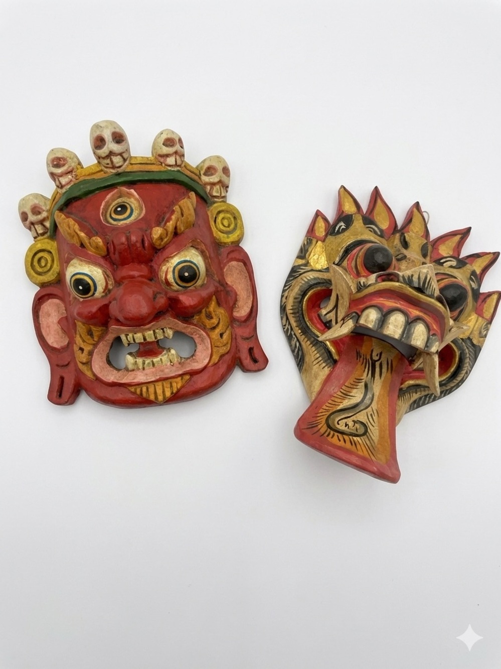 Collectible Balinese Rangda Wooden Masks